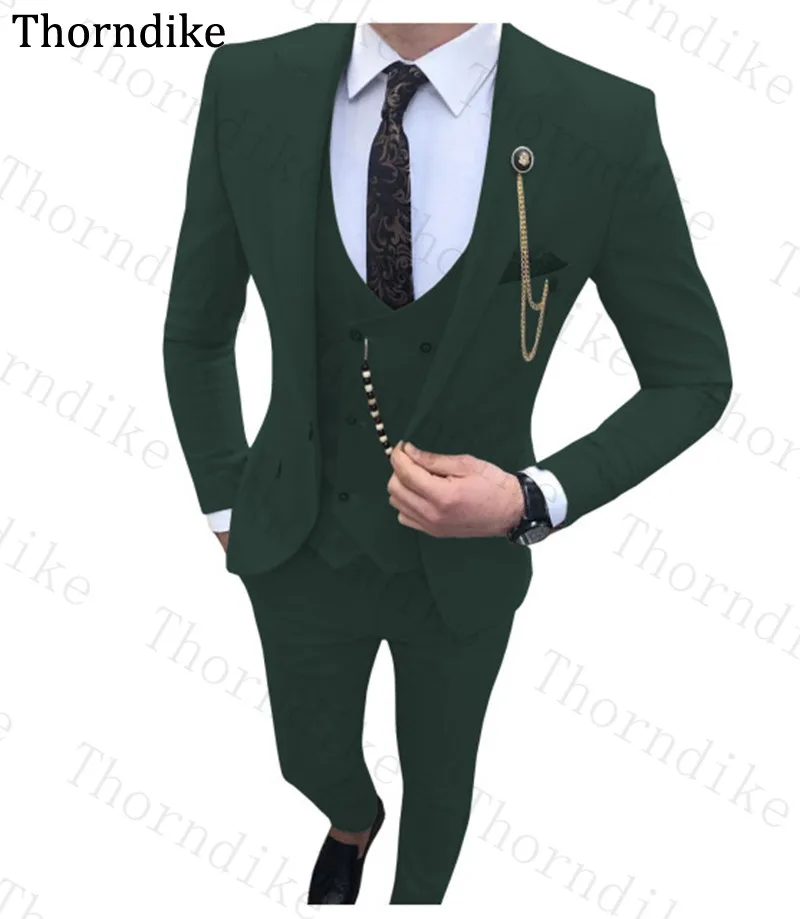 Мужской костюм на заказ Thorndike повседневный пиджак с заостренными лацканами и