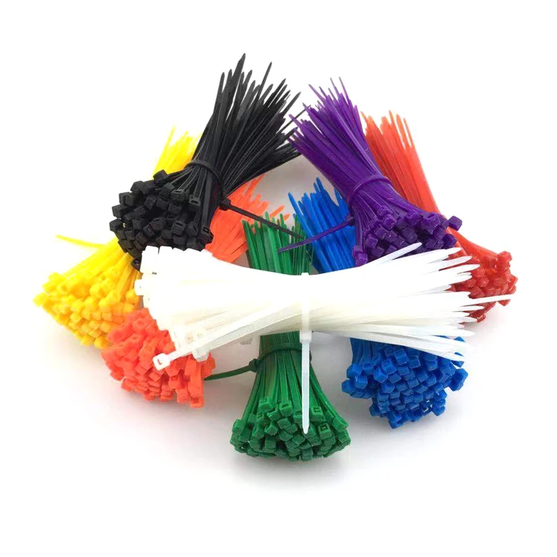 3*100 мм самоблокирующиеся пластиковые нейлоновые кабельные застежки 100 шт. MRO и