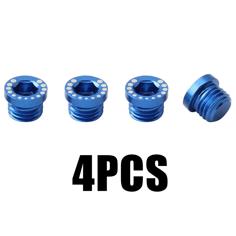 

4pcs Bicycle Aluminum Screw Bolt For V Brake Hole V Brake Boss Cantilever Brakes Post Mount Screws M10*1.25 Bike