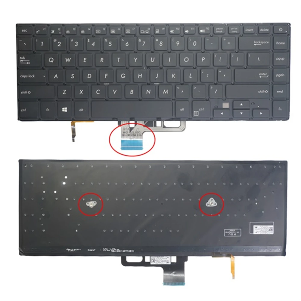 

Laptop/Notebook US Backlight Keyboard upper Shell Cover case for Asus ZenBook Pro 15 UX550 UX550GD UX550V UX550VD UX550VE U5500