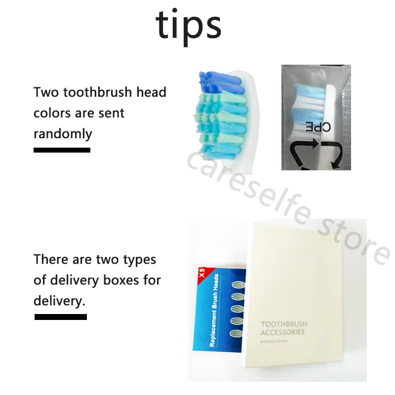 fit for Seago Electric Replacement Brush Heads Sonic Toothbrush Hygiene Care 899  for SG910 SG507 SG958 SG515 SG949 SG575 enlarge