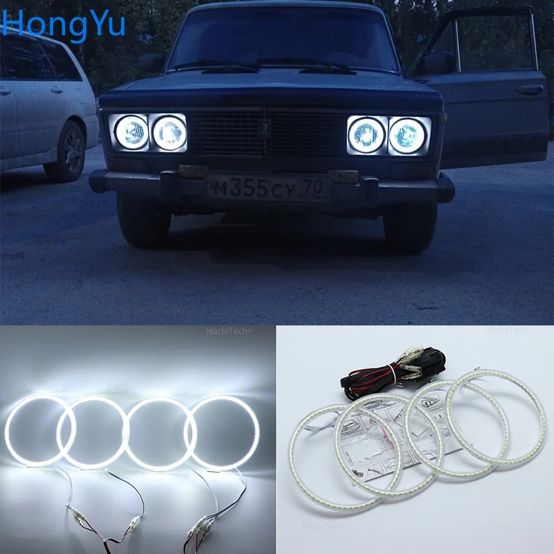 Для Lada Vaz 2106 1976 1997 1998 1999 2000 2001 Smd комплект светодиодов глаза ангела отличное