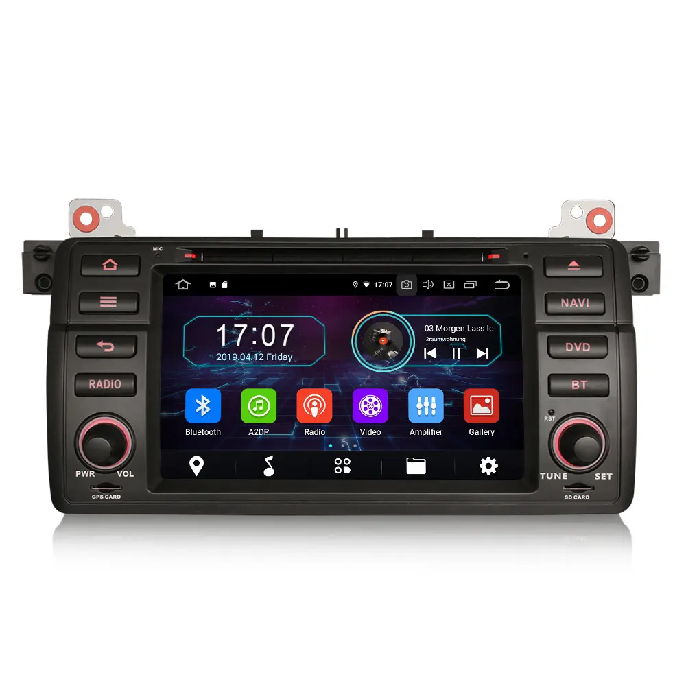 7 &quotAndroid 10 0 OS автомобильный DVD Мультимедиа Навигация GPS радио плеер для BMW 3 серии E46