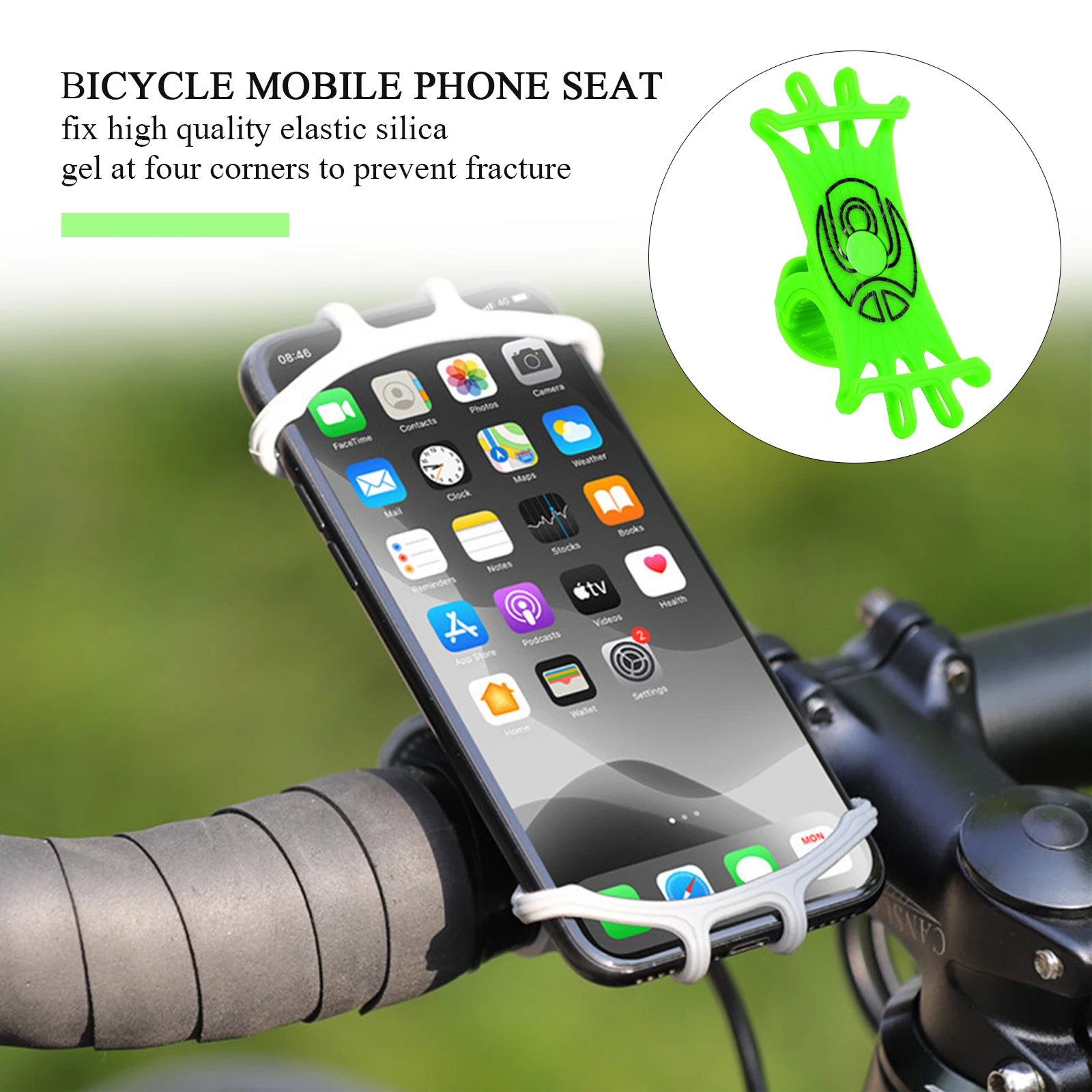 

Велосипедный мобильный телефон держатель 360 ° Вращение Универсальный Съемный мотоцикл велосипед мобильный телефон держатель для Xiaomi Huawei ...