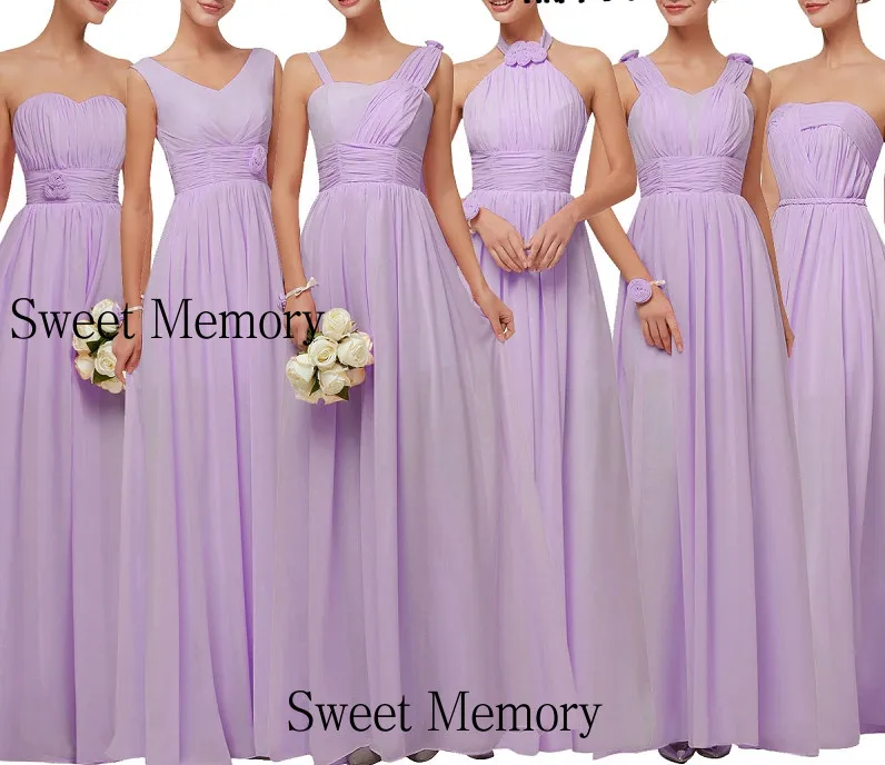 

Custom Made Halter Purple Viloet Pink Blue Yellow Bridesmaid Dresses Bride Sisters Wedding Party Dress Vestidos