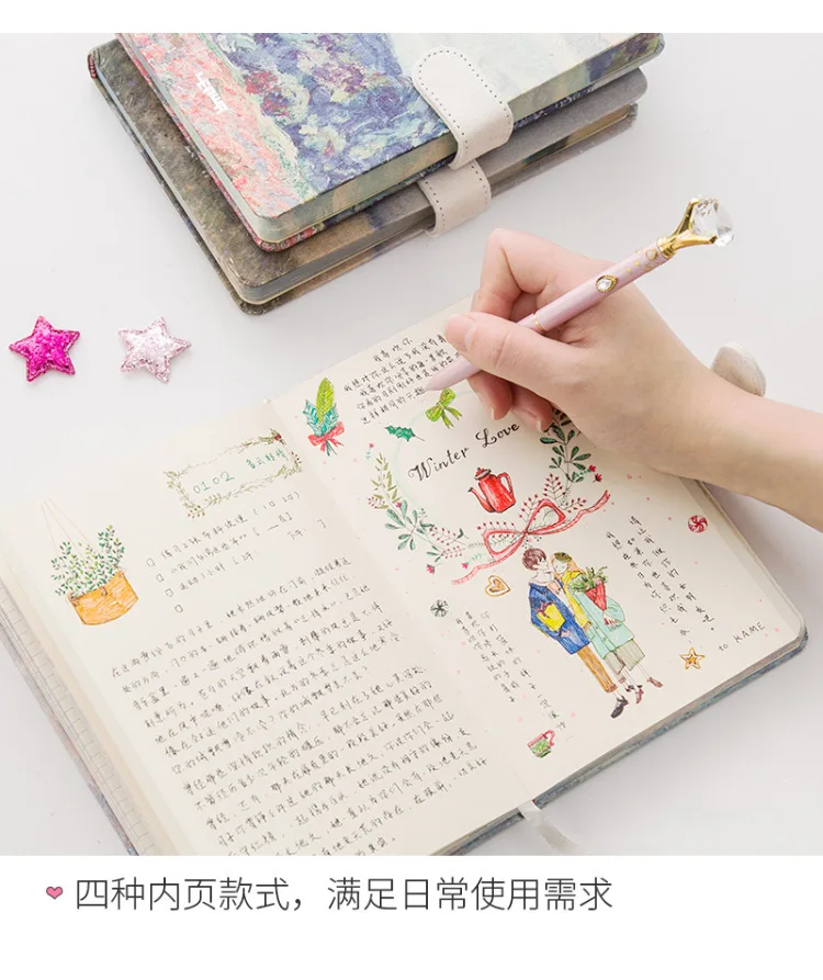 Loveиз 1 шт. винтажный блокнот планировщик живописи книга креативная простая ручная книга блокнот дневник Японский ретро журнал путешествия