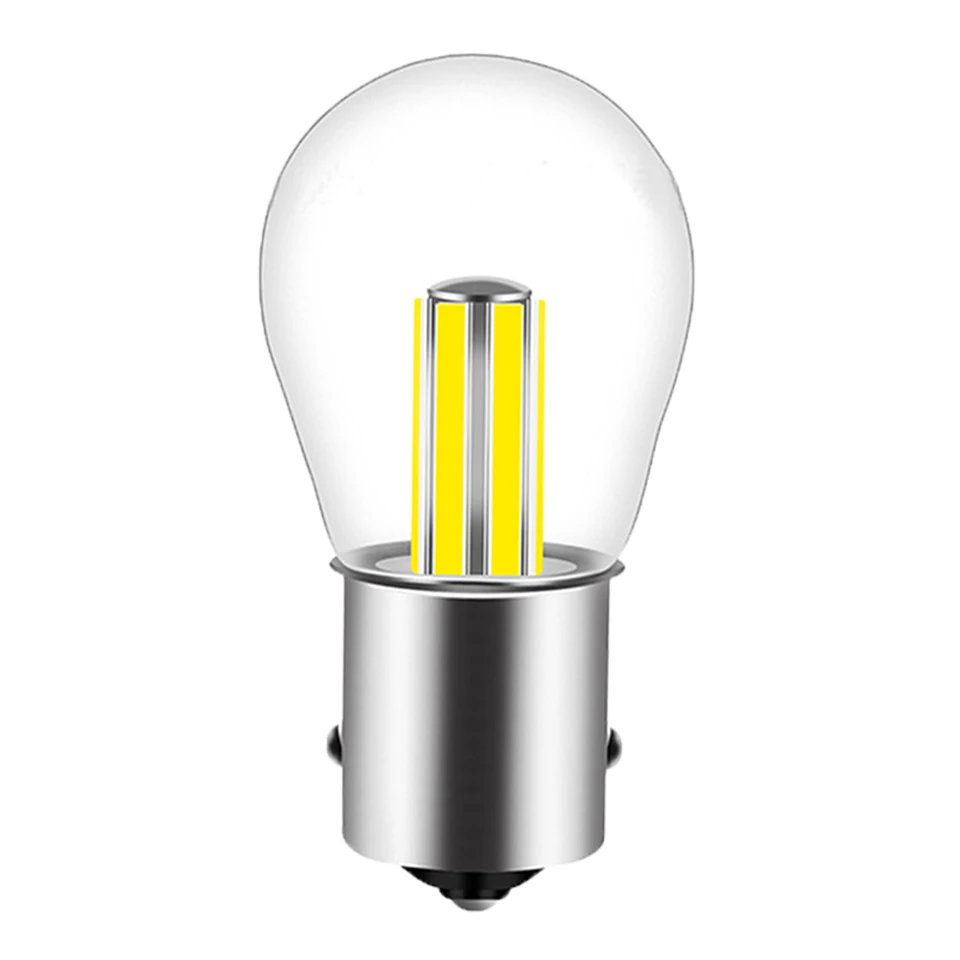 

1X 6 Filament Chip 1156 Led P21W Car Light Bulb S25 Auto Ba15s Vehicle Reverse Turning Instructions Lamp White 12v RED 6000K