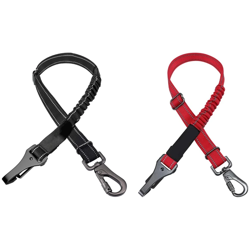 

Страховочная шлейка для собак, регулируемая с помощью универсальной вилки, крепится к фиксирующейся штанге, ремень безопасности для любых ...