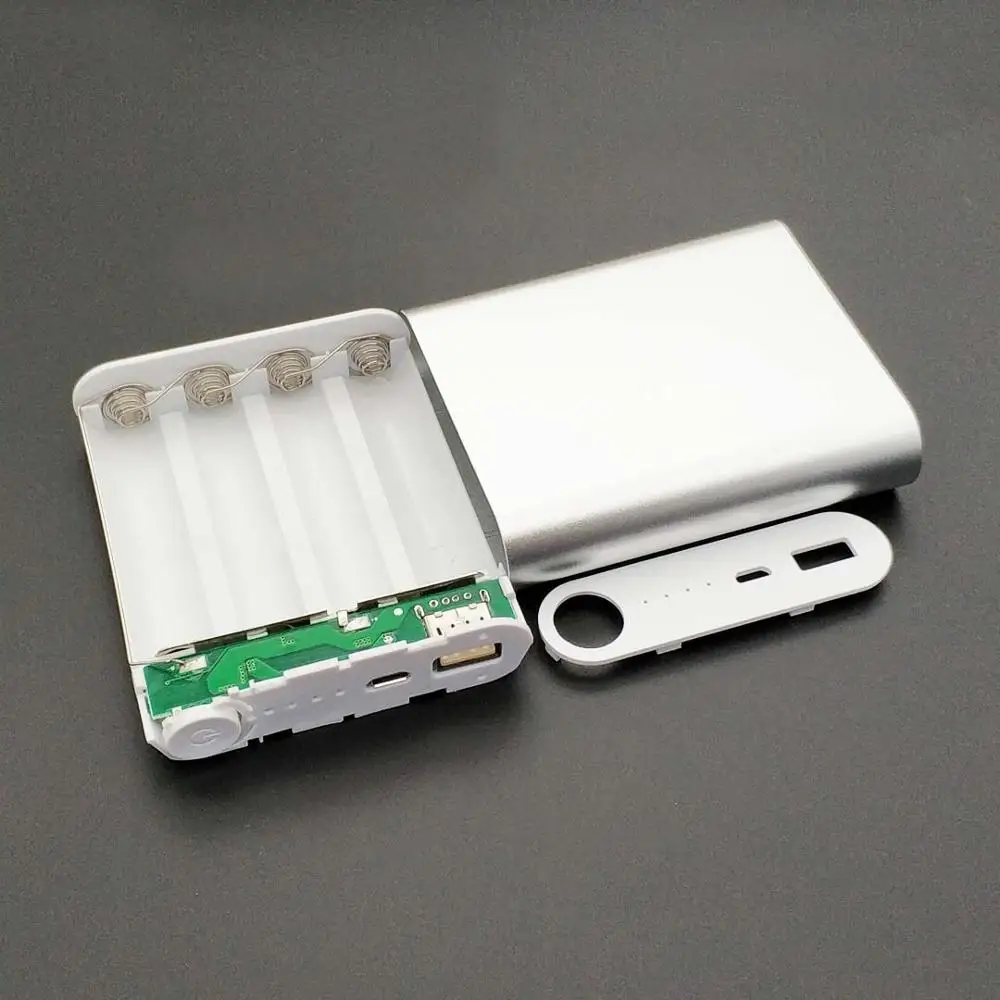 5 в 18650 а USB чехол для портативного зарядного устройства 4X зарядное устройство