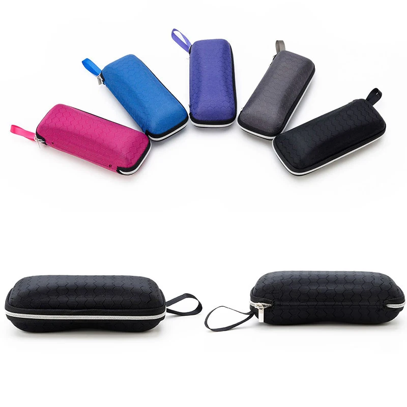 Сумка для хранения из стекла на молнии Модный чехол переноски очков переносная