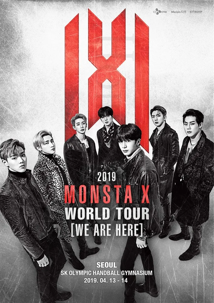 Коричневый Monsta X Kpop плакаты высокой четкости украшения для дома и офиса глянцевые бумажные принты оптом - Цвет: Коричневый