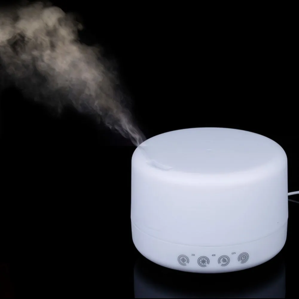 

500ML Air Humidifier Aroma Essential Oil Diffuser with Touch Button 7 Color Changing LED Lamp Aromatherapy Cool Mist Maker