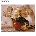 Набор для рисования по номерам на холсте, с рамкой