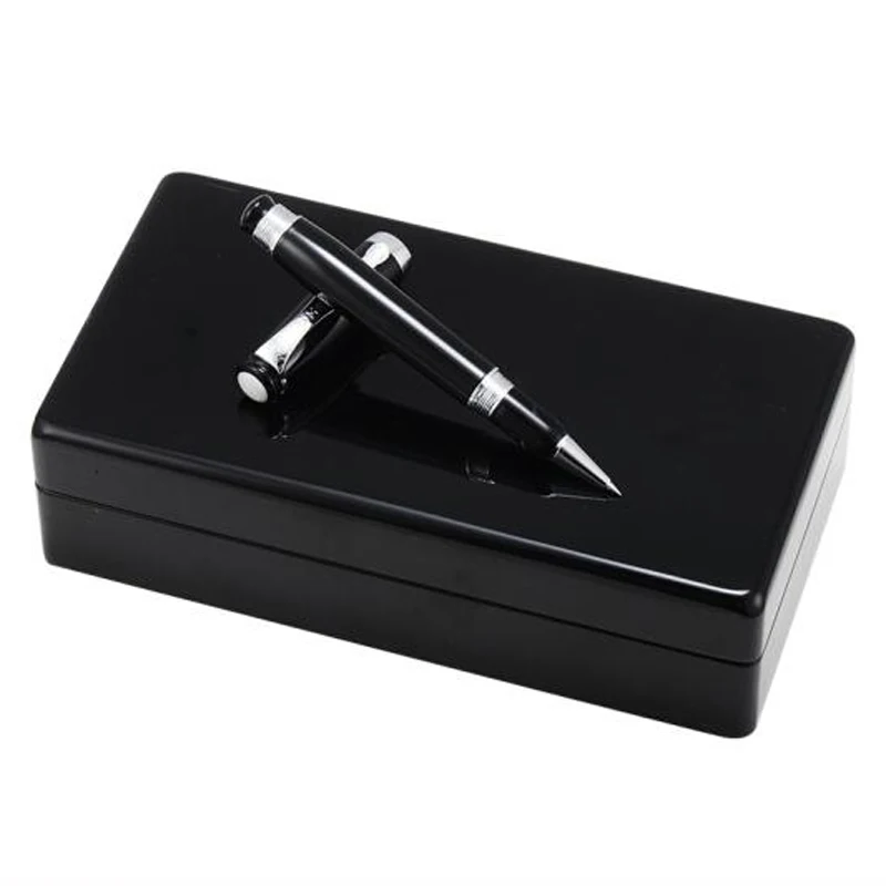 Элегантная шариковая ручка Duke с черным цилиндром и белым жемчугом сверху