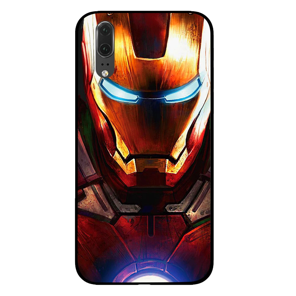 8 Ironman и Hulk Marvel Comic черный чехол для телефона huawei P30 P20 mate 10 20 Pro Lite Nova 3 4 3i чехол - Цвет: 8