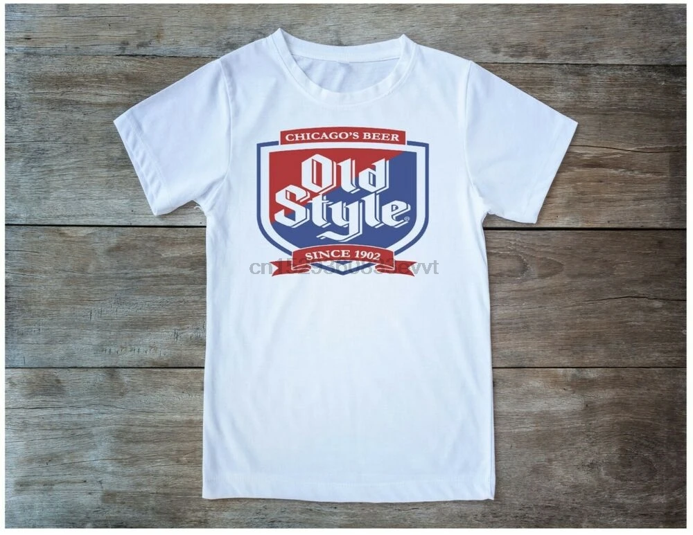 Старый Стиль пива футболка Chicago|Мужские футболки| |