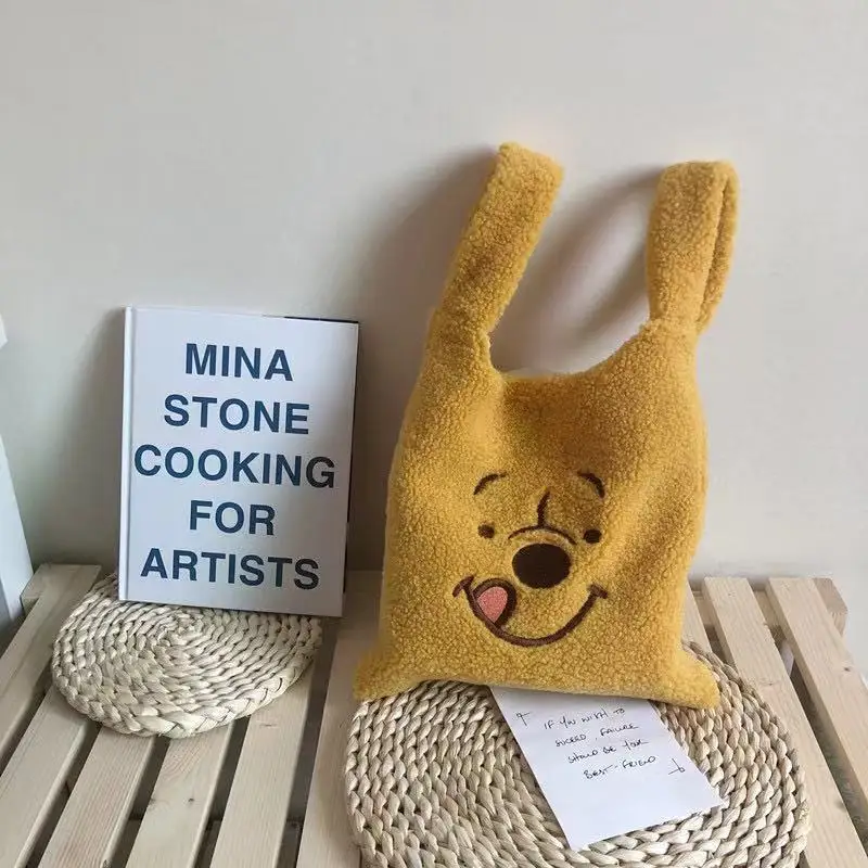 Bentoy для девочек повседневные сумки-тоут сумки Корея коричневый медведь собака