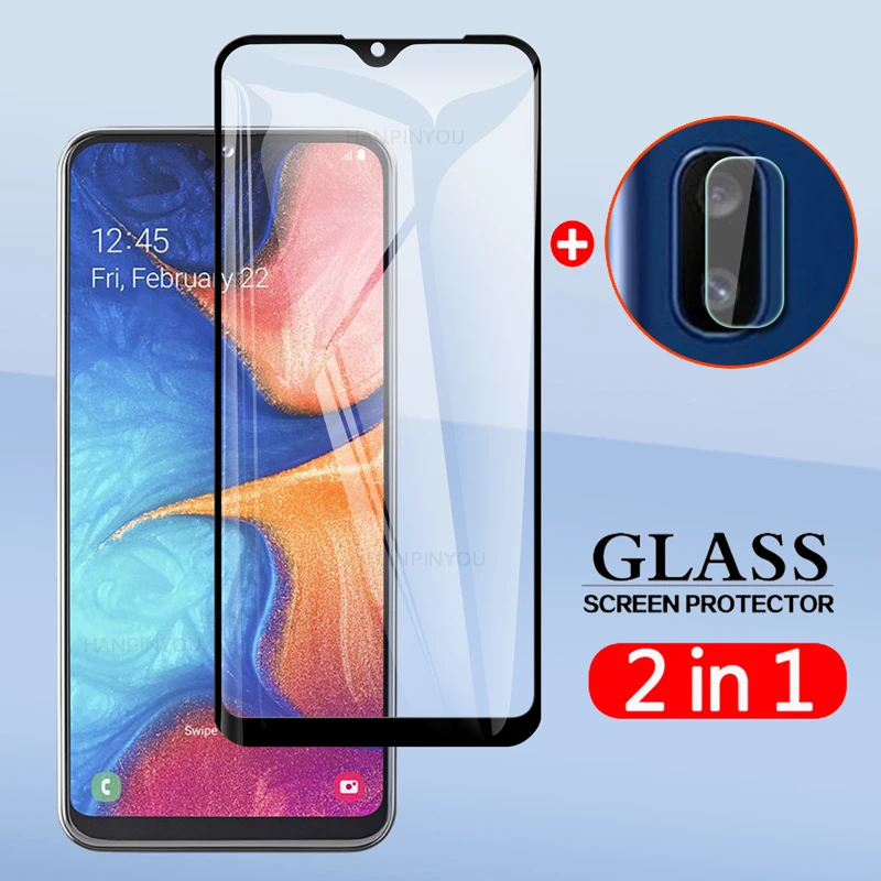 

2 в 1 Защитная пленка для задней камеры защитное закаленное стекло для Samsung Galaxy A20e A10e A202F