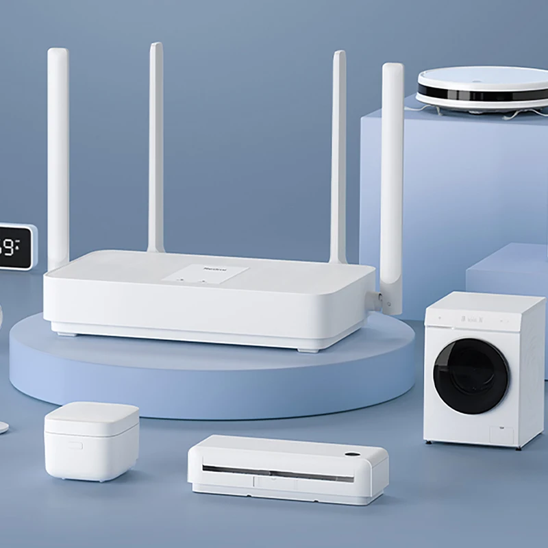 

Xiaomi Mi Router AX1800 5-core WiFi6 1800 Mbps 256MB Dual-Band with 4 External Antennas Stably connects to 128 devices