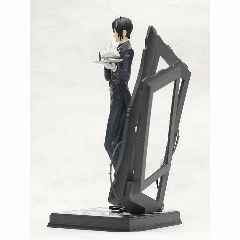 

25cm Black Butler Sebastian Michaelis Anime Action Figure Housekeeper Book of Circus PVC Collection Model Dolls Toys for Gifts