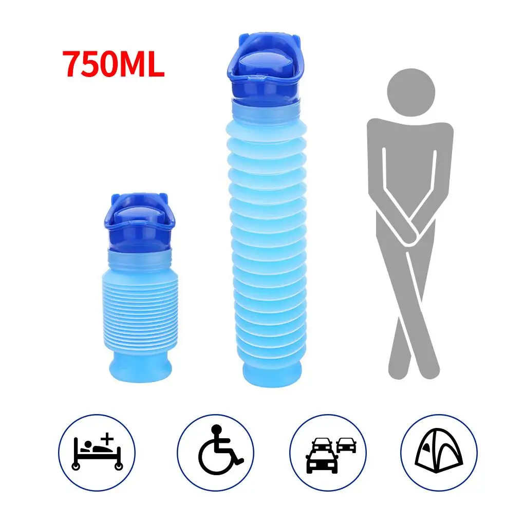 

Hot Sale 750ML Female Male Portable Mobile Toilet Car Travel Journeys Camping Boats Urinal Outdoor Supllies
