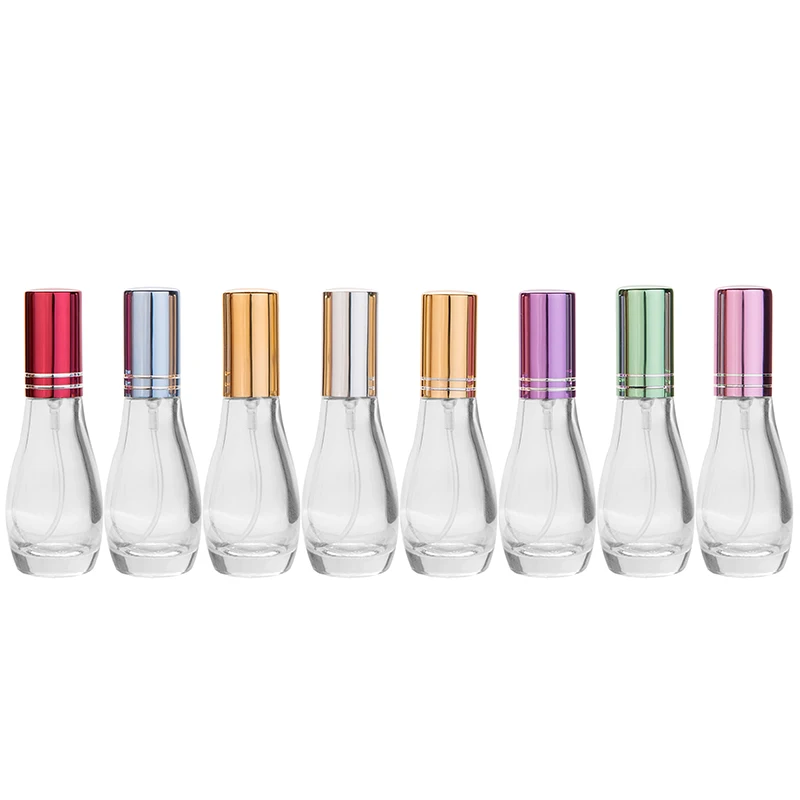 Модный стеклянный парфюмерный атомайзер MUB 12 мл с металлической крышкой|perfume oil