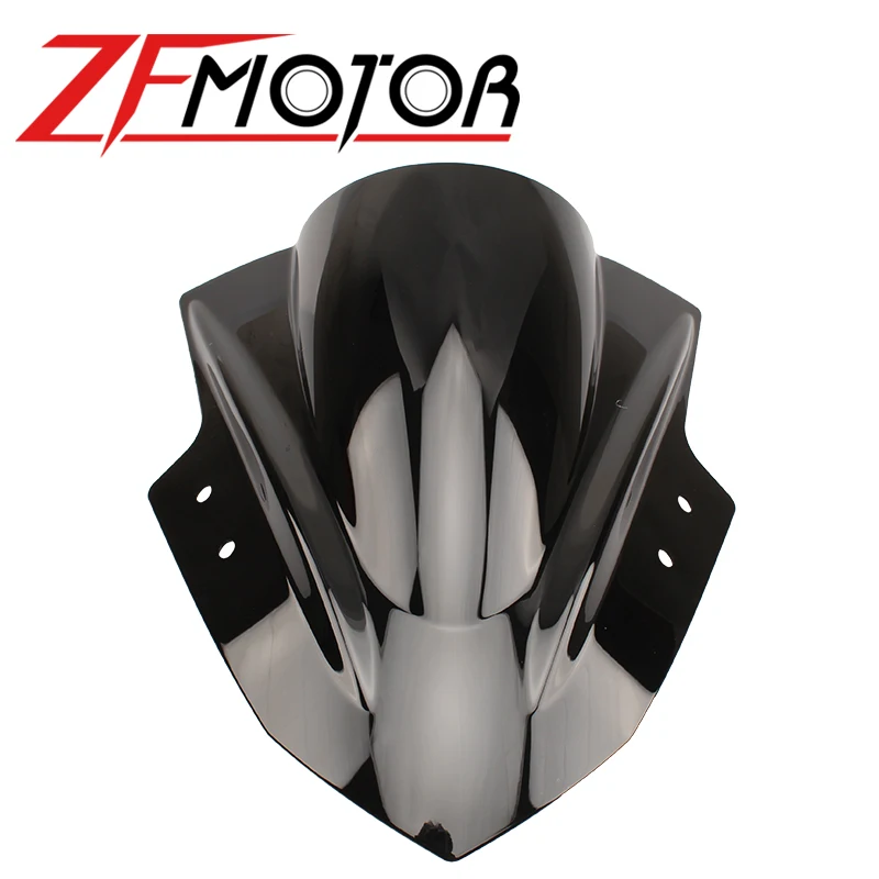 Для Kawasaki Ninja 300 R EX300 EX300R ex300 r 2013 2014 2015 2016 2017 Черный лобовое стекло с двойным