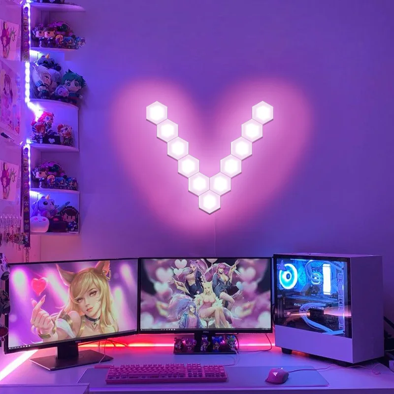 DIY светодиодный настенный светильник RGB контроллер дистанционного управления