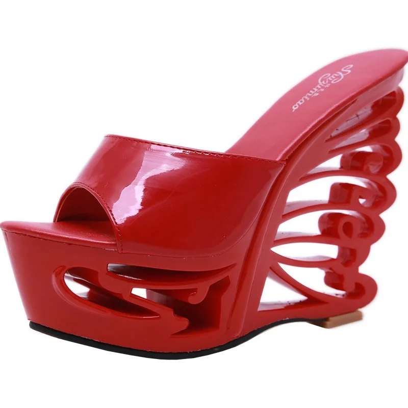 

Summer Wedge High-heeled Sandals Sexy Hollow Women Pumps