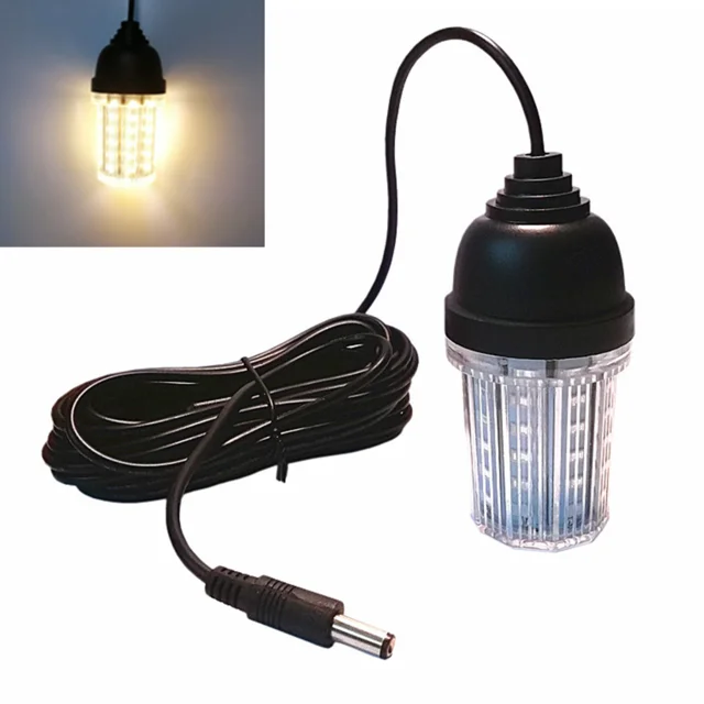 Рыбалка светильник светодиодный подводный бассейн 12V IP68 Водонепроницаемый