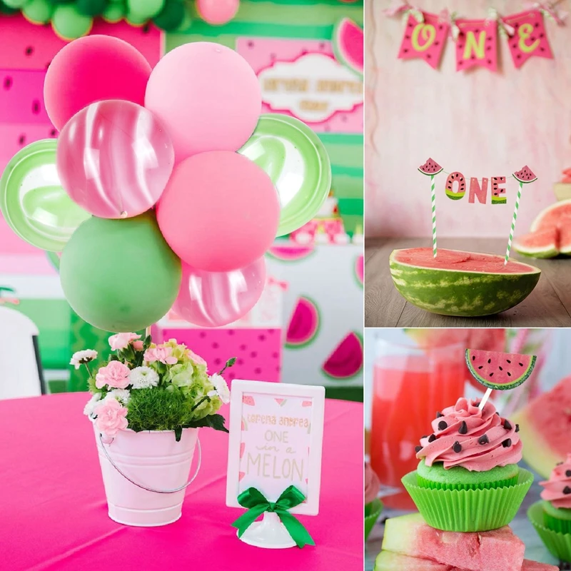 Украшение для вечевечерние на тему летнего арбуза баннер в форме дыни товары