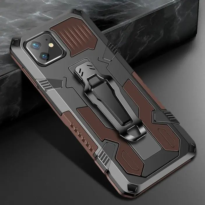 

Fashion Armor Phone Case For Xiaomi Redmi Note 10 5G Pro Max 10S 4G Aluminum Anti-fall Rugged Stand Metal PC Protection Cover