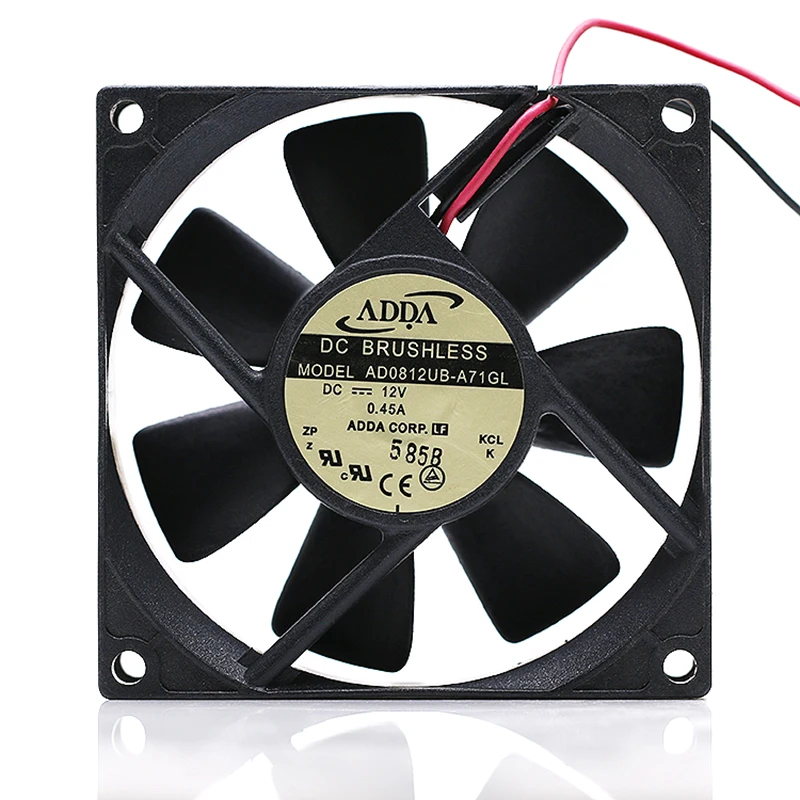 Для Adda 8025 12V 0.45A Max инвертор воздушного потока охлаждающий вентилятор ветра 8