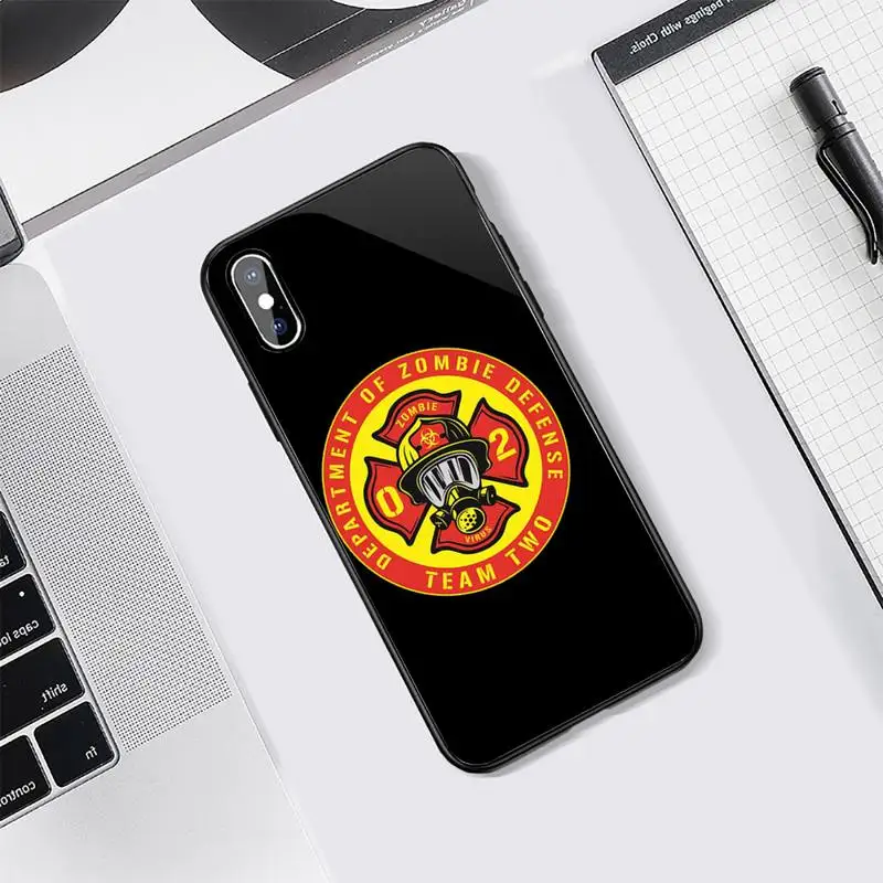 

Hot sale Pompiers Paris France Firefighter Phone Case Tempered glass For iphone 5C 6 6S 7 8 plus X XS XR 11 PRO MAX