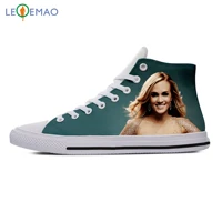 custom spring autumn canvas sneakers carrie underwood high quality handiness mens casual shoes comfortable big white zapatillas