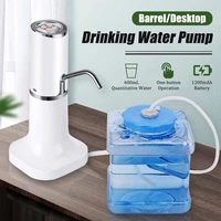 winsome household automatic water dispenser water pump usb charging smart drinking bottle pump manual press water dispenser