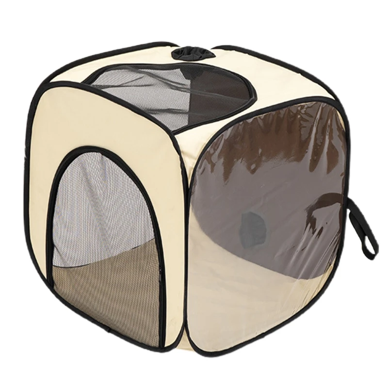 Портативный складной манеж для домашних питомцев клетка из ткани Оксфорд на
