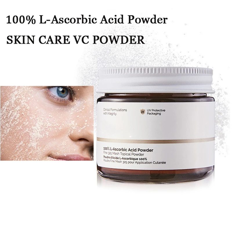 

100% L-Ascorbic Acid Powder 20g VC Whitening Powder Skin Care Boost Essence Remove Pigmentation Freckle Dark Spots Face Cream