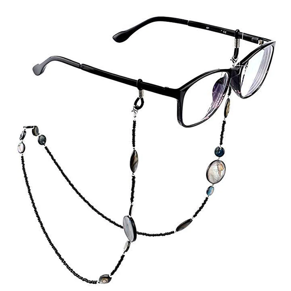 

Fashion Women Reading Glasses Chain Shell Beads Sunglasses Cord Beaded Eyeglass Lanyard Holder Strap Eyewear Retainer