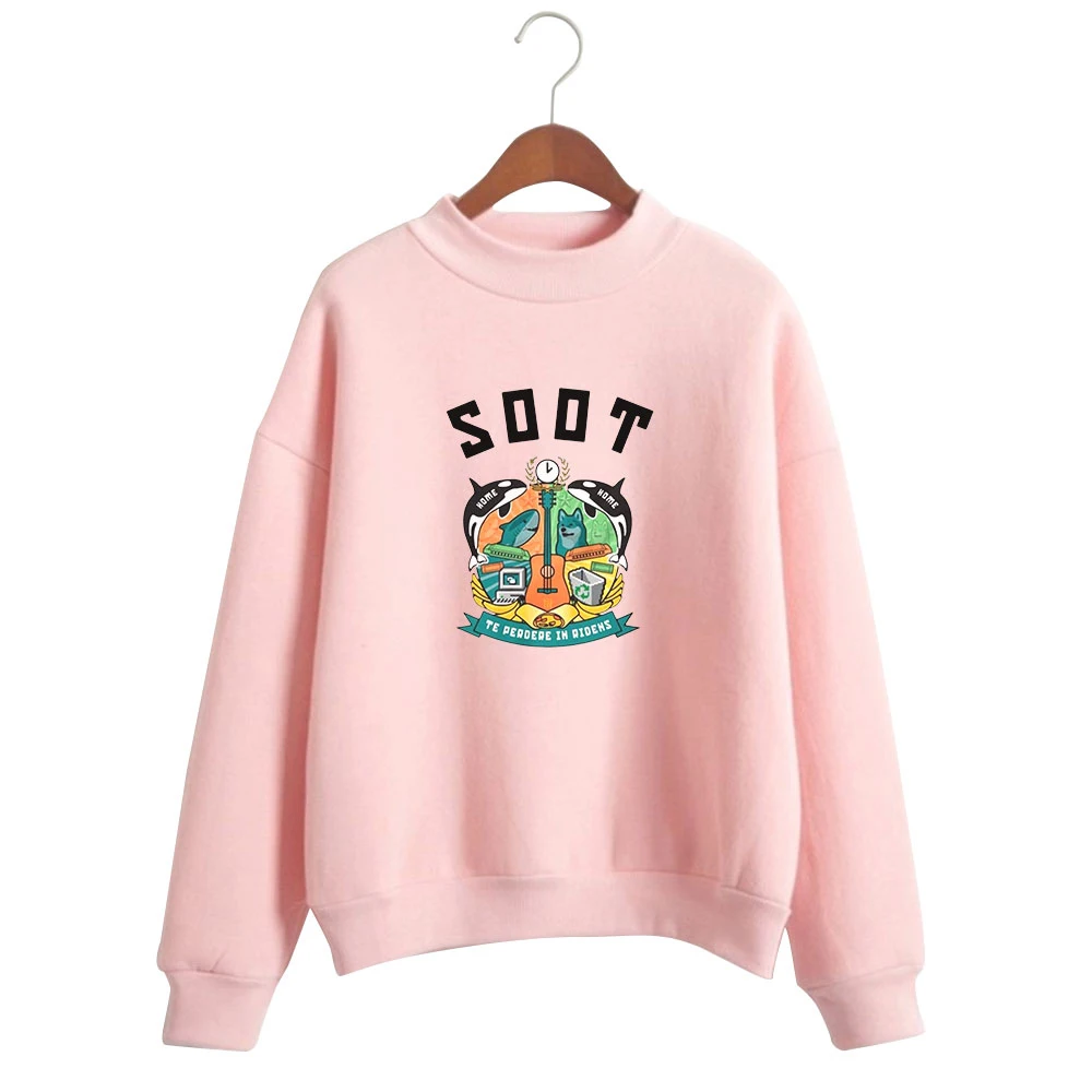 

2021 New Wilbur Soot Turtleneck Sweatshirts Print Cotton&Polyester Wtreetwear Sweatshirt Turtleneck Pullover Kawaii Clothes