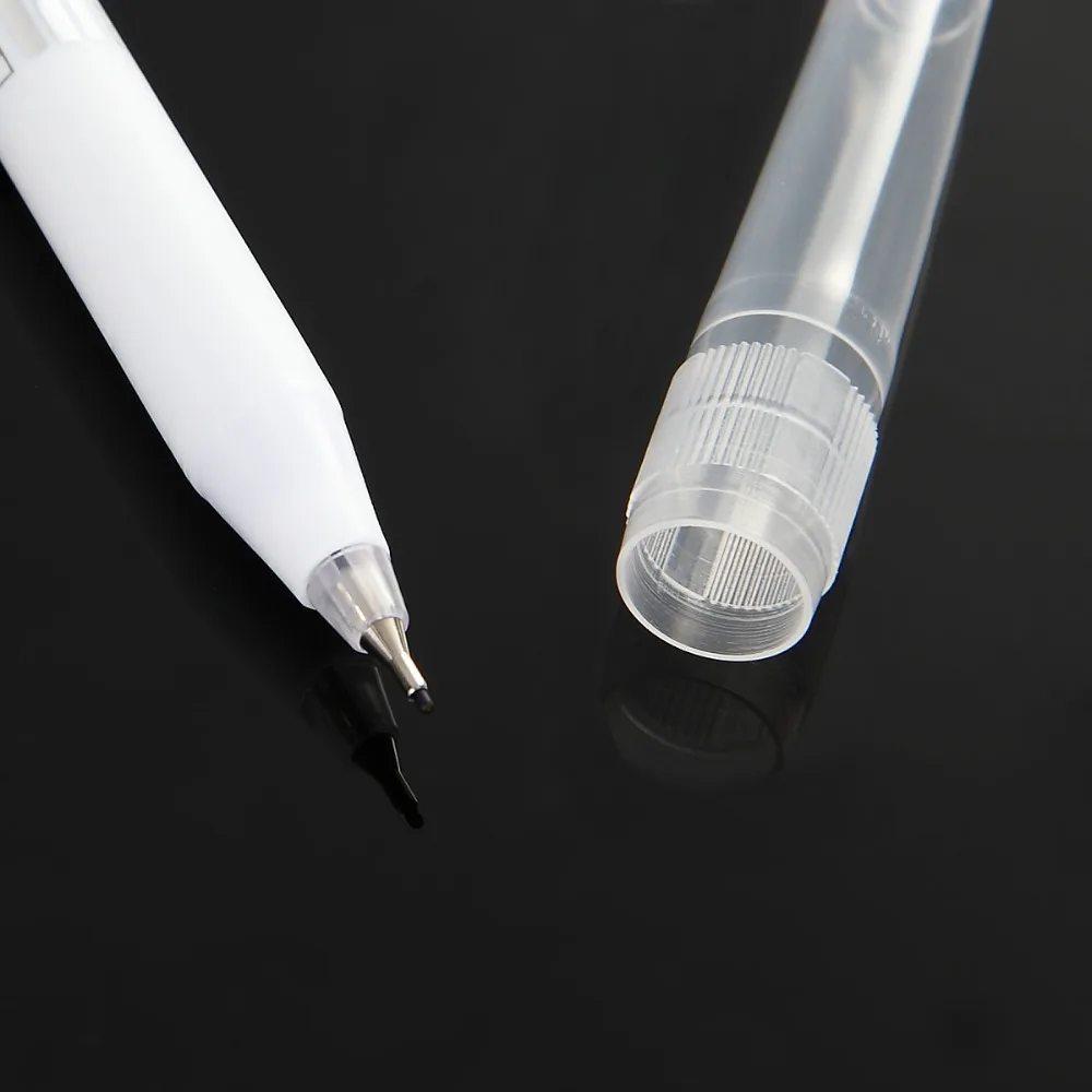 Микроблейдинг хирургический маркер для кожи ручка татуировки с измерительной