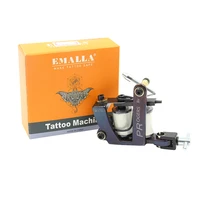 10 wrapped coil tattoo machine professional alloy liner shader tattoo gun for beginners to complete the tattoo good tool