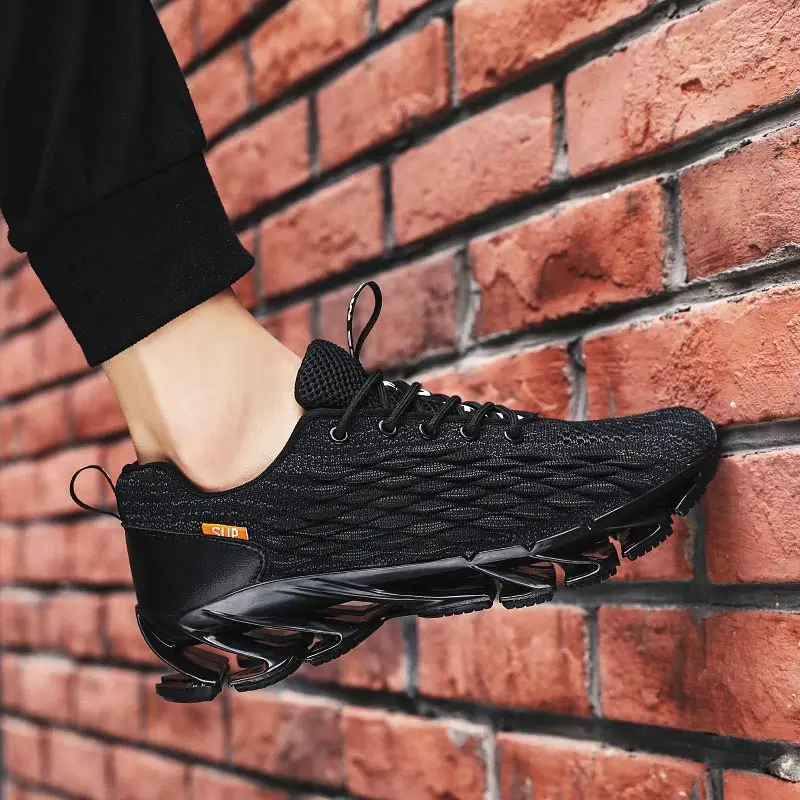 Кроссовки для мужчин и женщин прочные спортивные резиновая подошва бега красные