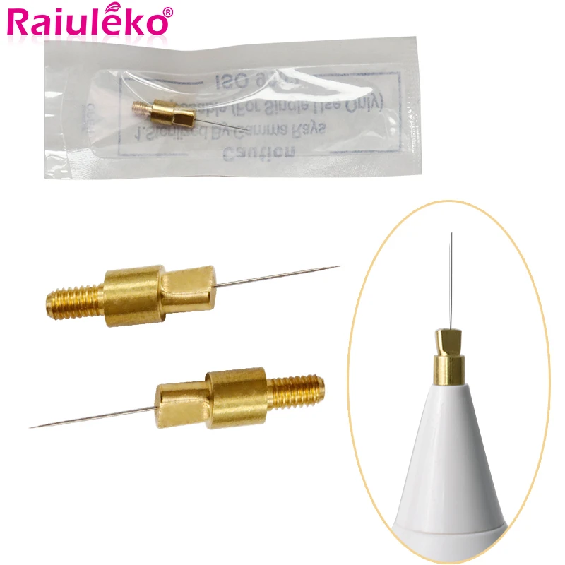 Плазма точка тату ручка машина иглы Горячая Красота медная игла микро-ручка для