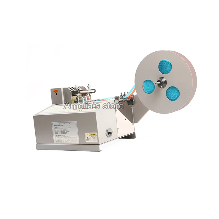 A-203 Automatic magic strap cutting machine with different shapes auto sticky cold hook and loop | Инструменты