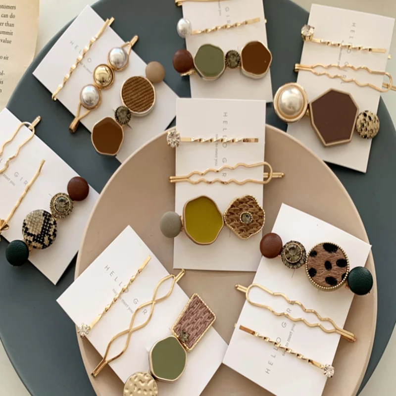 1 шт. новинка 2019 Модная элегантная креативная ацетатная заколка для волос в