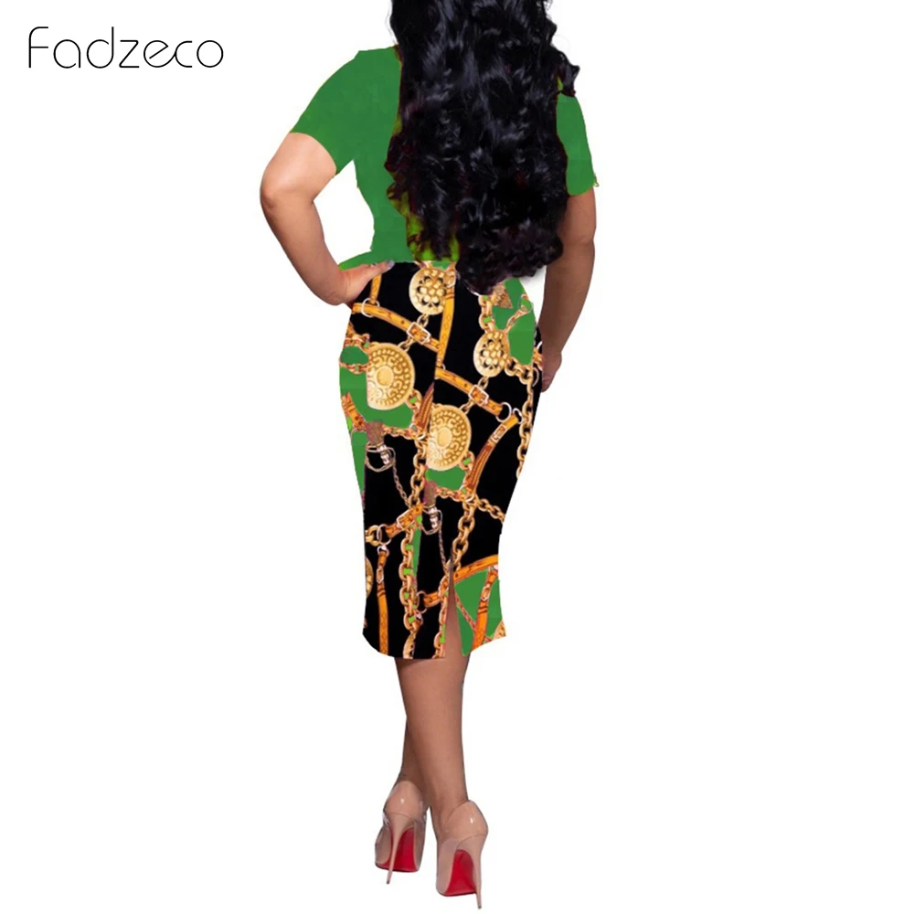 Fadzeco новый стиль африканская женская одежда Дашики модный принт ткань юбка взять