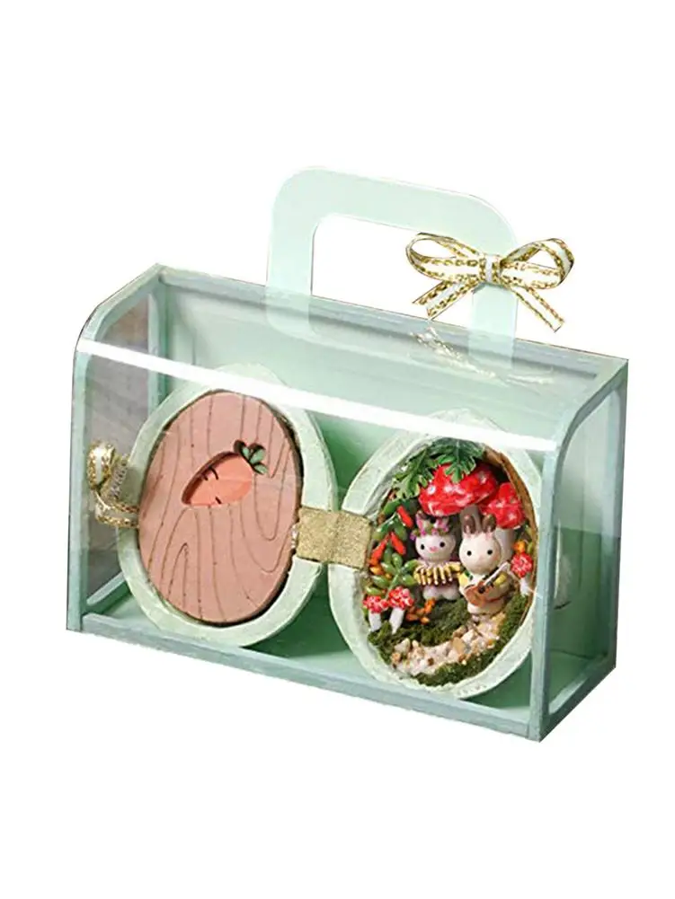 

Miniature Seed World Childrens Little Girl Toys Creative Handmade DIY Small House Making Model For Birthday Gifts