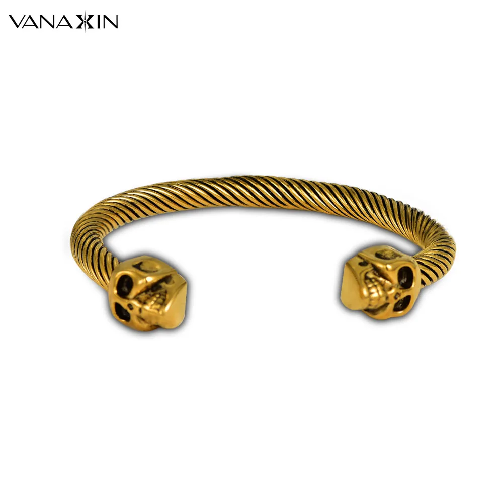 

Stainless Steel Bangles High Quality Jewllery For Women Bracelets Ghost Design Hip Hop Men Jewllery Punk Gift
