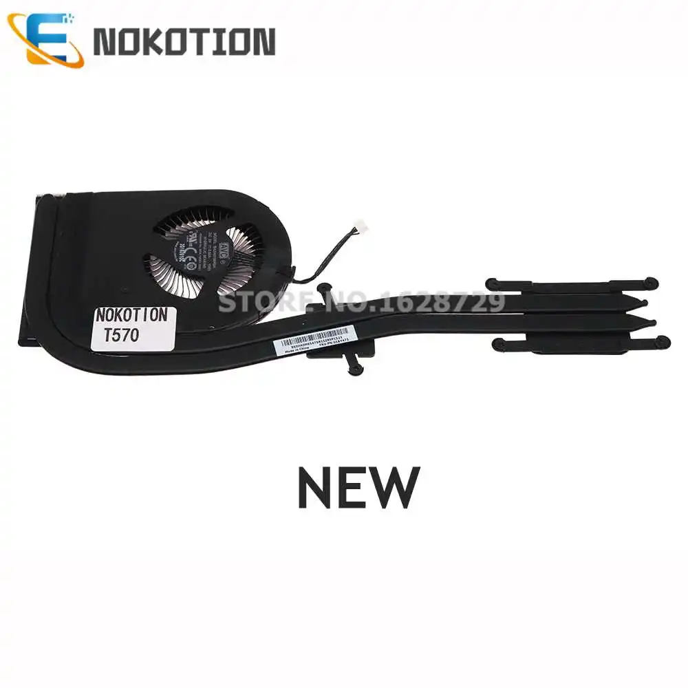 

NOKOTION NEW 01AY475 Radiator For Lenovo ThinkPpad T570 P51S Laptop CPU GPU Heatsink Fan Cooler